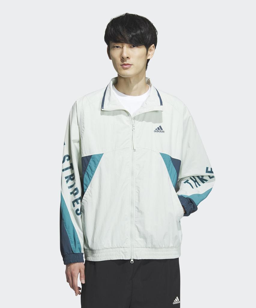 adidas Куртка со вязкой "Слово" - Зеленый / Is5148