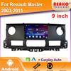 Car Radio Android Carplay For Renault Master 2003-2011 Navigation GPS Android Auto Stereo Screen Bluetooth 2din 5G WiFi BT