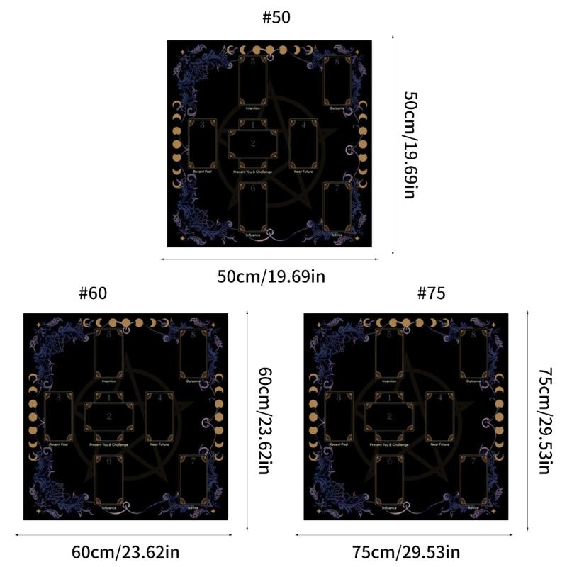 Reading Card Astrologys Tablecloth Tarots Divinations Tablecloth Altars Cloth Divinations Board Game Accessories