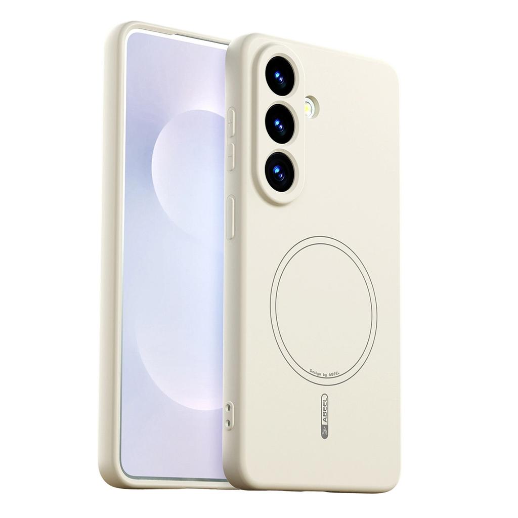 ABEEL Магнитный чехол-скин для Samsung Galaxy S26+ Жидкий силикон Задняя крышка телефона