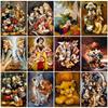 Diamond Painting Mickey Mouse Minnie Full Round Embroidery Goofy Goof Donald Duck Full Round Cartoon Mosaic Home Decor