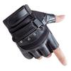 Half Finger Leather Gloves Men and Women Outdoor Sports Cycling Fitness Mountaineering Cross-Fighting Wild Motorcycle Leather Gloves