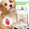 Собачьи добавки 200 штук Добавки для сердца собаки Мягкие безопасные товары Ежедневная поддержка для питомцев Щенки Кошки Уход за животными