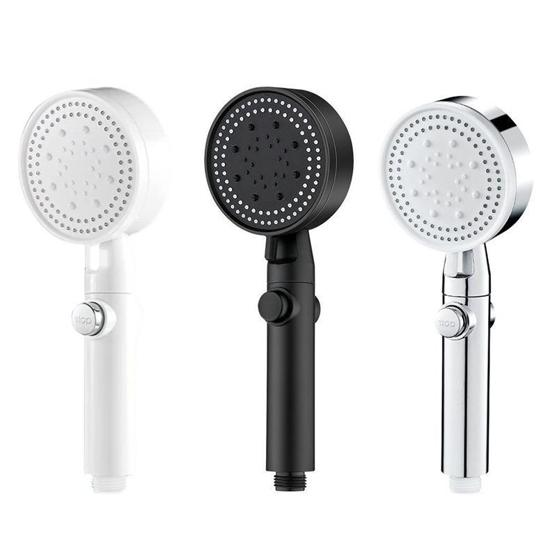 6 режимов насадки для душа, экономия воды, регулируемый душ высокого давления, одна кнопка, стоп, водный массаж, эко-душ, аксессуары для ванной комнаты