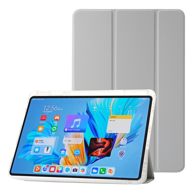 Роскошный прозрачный кожаный чехол-книжка для планшета Huawei MatePad 11.5 S 11.5S с держателем для ручки, акриловый прозрачный чехол для планшета, противоударный защитный чехол