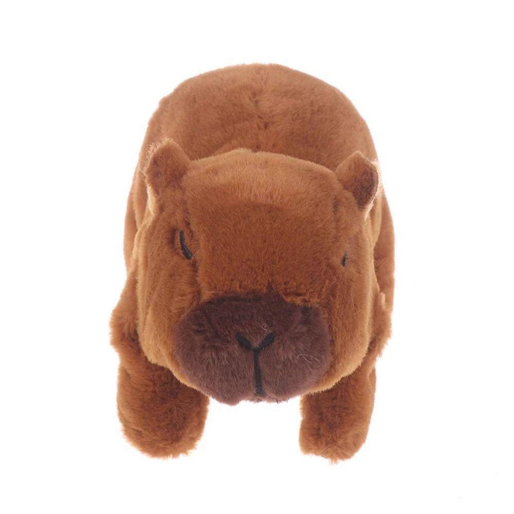 Can Walking Electronic Plush Capybara Toy Walk Squeak Capybara Action Figure  Kids Girl Boy