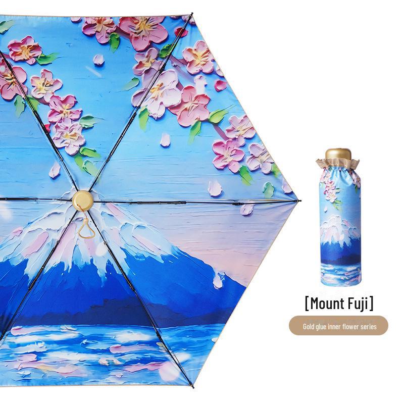 Женский зонт с защитой от ультрафиолета