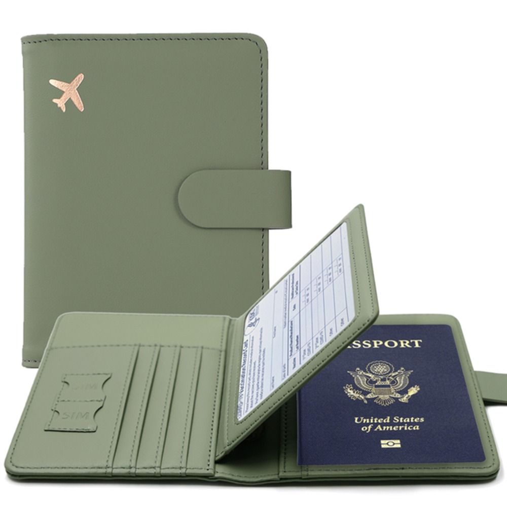 ID Address Ticket Holder Travel Accessories Passport Holder Passport Protective Cover PU Card Case
