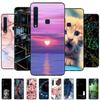 Для Samsung A9 2018 Чехол-крышка A7 2018 Силиконовый Мягкий Мраморный Черный Бампер Funda Coque для Samsung Galaxy A7 A9 2018 Защитный