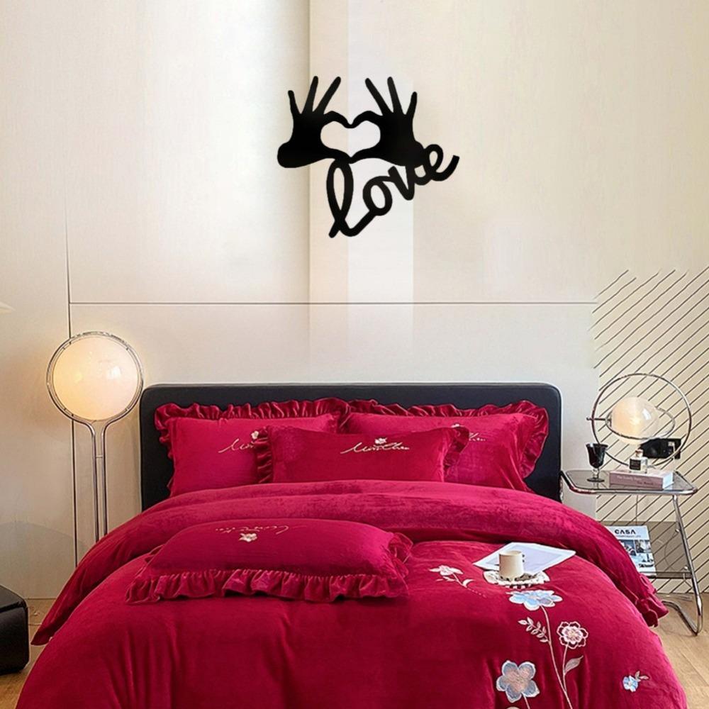 Wall Background Heart Cutouts Wall Hanging Art Wall Silhouette Living Room