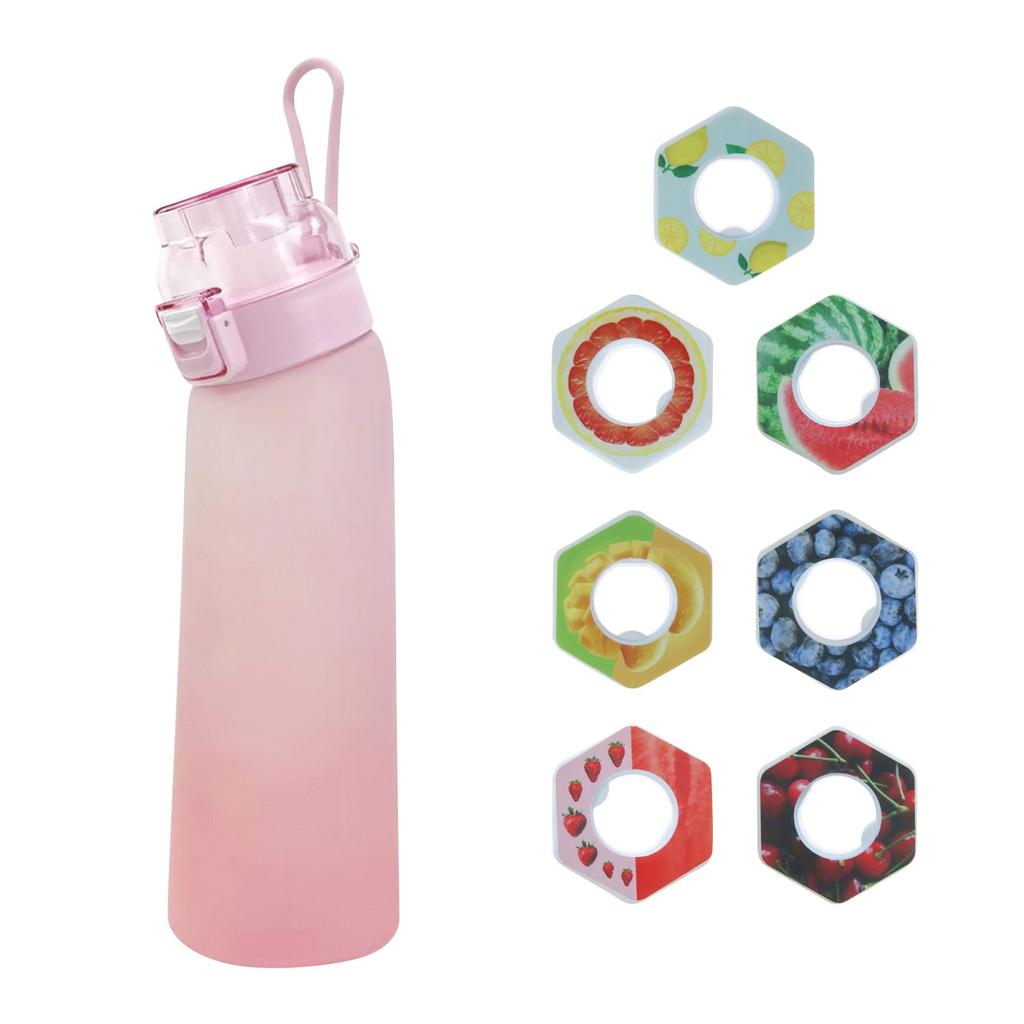 700ml Bottle, Update Water Bottle Up Set With 7 Capsules Drinking Straw,  Outdoor Water Bottle