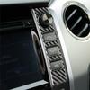 2X For Toyota Tundra 14-18 Carbon Fiber Central Console Volume Switch Cover Trim