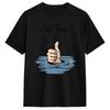Streetwear T Shirt Beach Yeah Im Fine No Worries Funny Skull Quote Novelty T Shirts 100% Cotton Tee Shirt Short Sleeve Tops