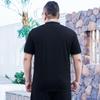 Fat Man Plus Size Plus Size Loose Lapel Short-sleeved T-shirt Fat Man Polo Shirt Oversized Popular Top 7xl