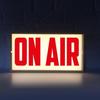 ON AIR Sign LED Light Recording Sign Studio Warning Sign For Studio/Home Studio/Company/Desk Or Wall Decoration On Air Lightbox