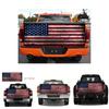 Смелый красно-белый принт американского флага, задняя графическая наклейка для грузовиков и внедорожников