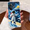 Гелевый чехол для Realme GT Neo 6 SE/GT Neo6/GT 6T/Realme GT 6 Прозрачный силиконовый мягкий ТПУ задняя крышка Милый Кот Кролик Защитный чехол