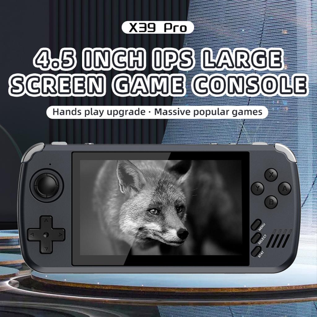 PowKiddy X39 Pro Handheld Game Console Portable Game Player 4.5-inch IPS HD Screen Search/Favorite