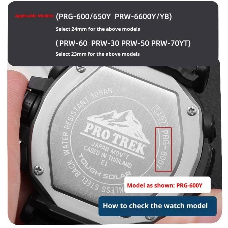 Для Casio Prorek prw-6600 prg-650 Титановый металлический ремешок для часов PRW-30/50/60/70YT prw-6900/6800 Браслет Цепочка для часов из титанового сплава