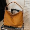 Ретро сумка женская большой вместимости 2025 новая осень и зима универсальная простая сумка через плечо популярная сумка-тоут для поездок в этом году
