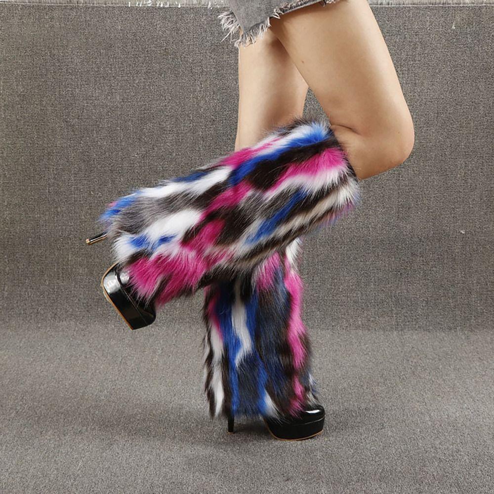 40cm Boot Socks Y2K Foot Covers Warm Ankle Warmer Stage Performance