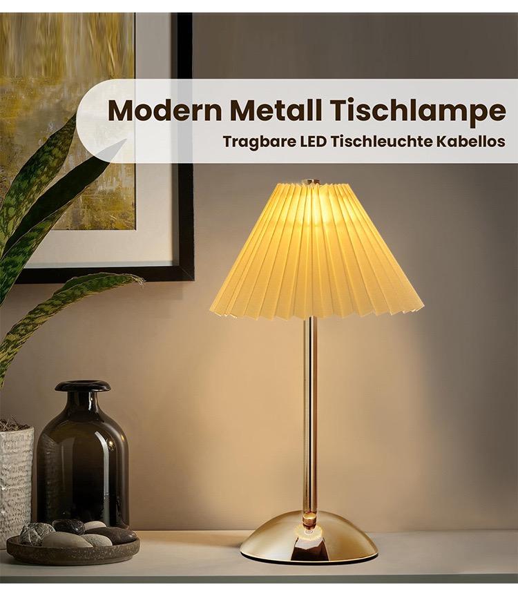 LED Table Lamp Creative Atmosphere Desk Lamp USB Rechargeable Table Lamp Vintage Bedroom Bedside Study Decorative Night Lights