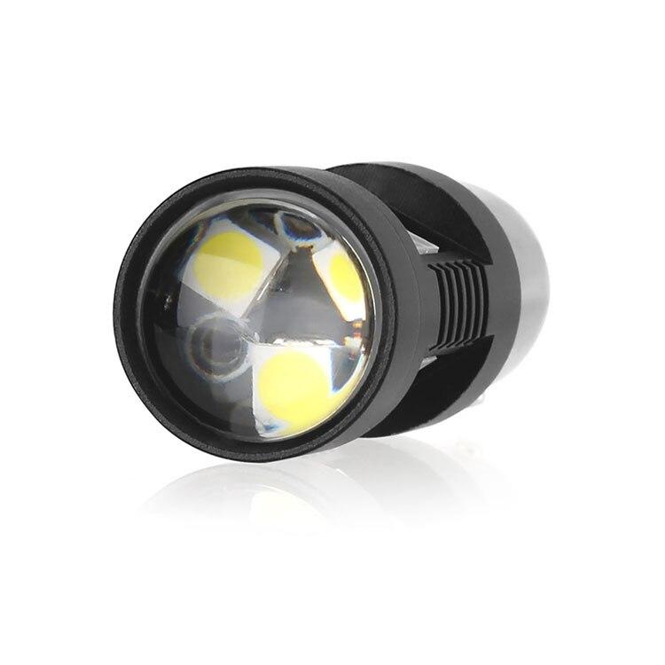 For VW Passat B7 2010-2014 2pcs/lot BA15S CANBus Error Free White LED DRL Daytime Running Lights Bulbs