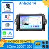 Android 14 For Toyota Fortuner 2 2015 2016 2017 2018 2019 2020 Car Radio Stereo Multimedia Navigation GPS Carplay 2 Din Headunit