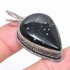 Обсидиан Снежный Обсидиан Ручной Работы Серебро 925 Пробы Подарочный Подвес 1,89" Q8C96