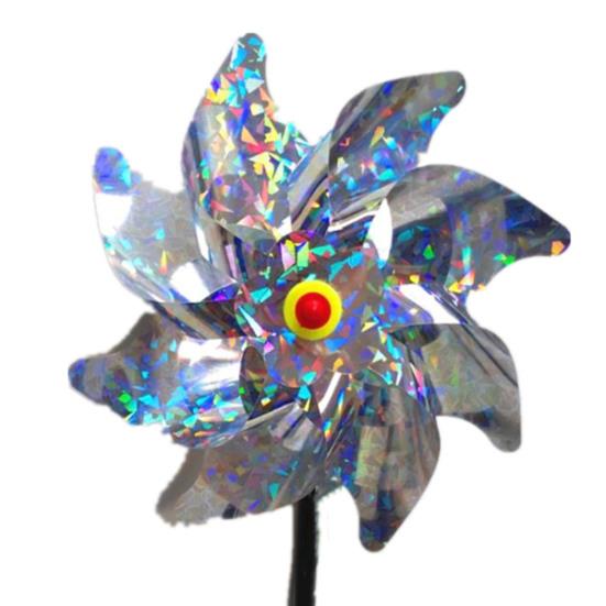 Useful Colorful Long-Lasting Bird Repeller Windmill Reflective Repellent Pinwheel Garden Supplies