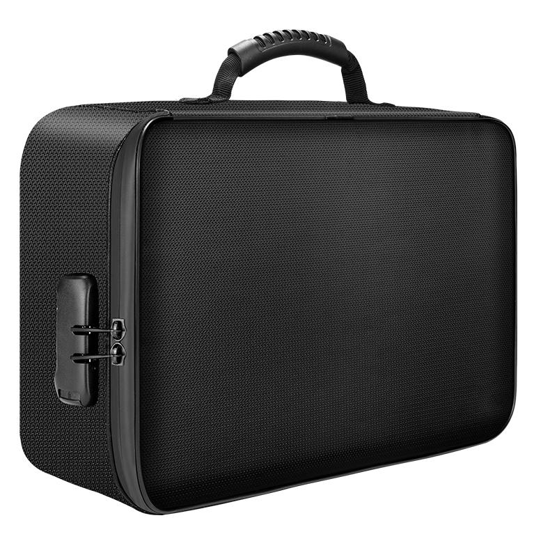 Large-Capacity Multi-Layer Fireproof and Waterproof File Bag with Lock Non-Itchy Silicone Glass Fiber Filing Storage Product