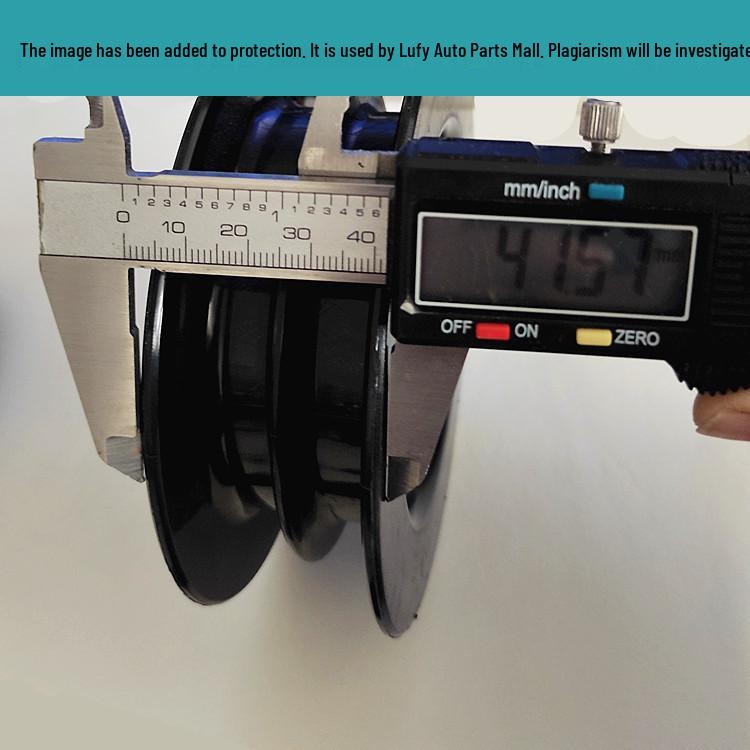 Forklift Plastic Double Groove Mast Pulley Wheel, Universal Fit