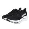 HOKA Clifton 10 Running Black and White Cushioned Sneakers for Walking and Jogging and Size Shoes, (1162030-BWHT), Men's, Ultra-Lightweight, (Black