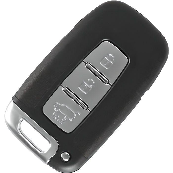 Чехол для ключа для Hyundai ix20 ix35 Elantra Veloster Kia Picanto Rio Venga - 3 кнопки - Плип-пульт с лезвием Phonillico®