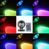 AC85-265V 10W RGB светодиодный подводный светильник с дистанционным управлением, 16 цветов, меняющийся