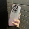 Luxury Electroplated Transparent Case For iPhone 11 12 13 14 15 Pro Max Plus Glitter Bumper Soft Rhinestone Cover