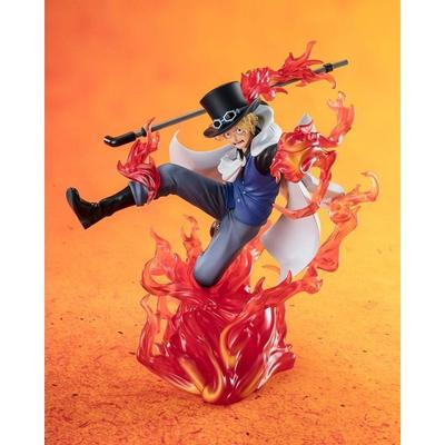 Bandai Tamashii Nations - One Piece - Статуэтка Figuarts ZERO Extra Battle Сабо Огненный Кулак Rook Check 19 см