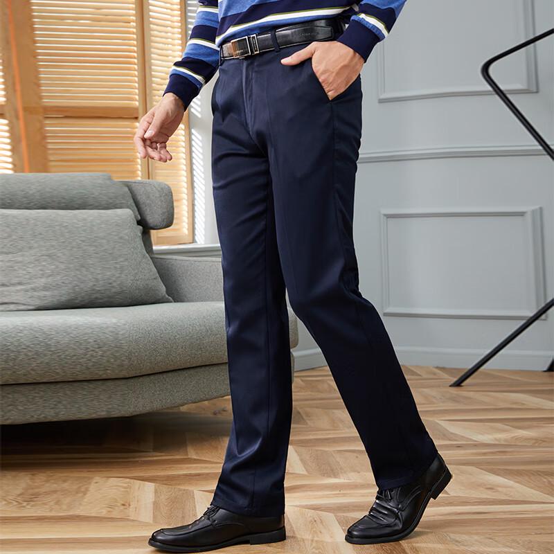 YOUNG RIVER Мужские брюки в стиле business casual прямого кроя