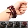 6/8Mm Natural Sandalwood Buddhist Buddha Meditation Beads Bracelet For Women Men
