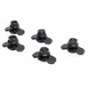5pcs L Track Double Lug Threaded Stud Nut Fitting M10x20mm for Truck Bed Trailer   Control Pickup RV ATV