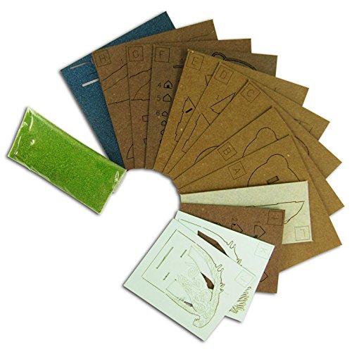 Sankei Миниатюра Studio Ghibli Принцесса Мононоке Ночной Странник Немасштабная Бумажная Модель MP07-44