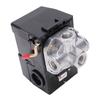 Реле давления воздушного компрессора 95–125 PSI 1/4 NPT ABS Нержавеющая сталь Автоматическое управление 4 порта