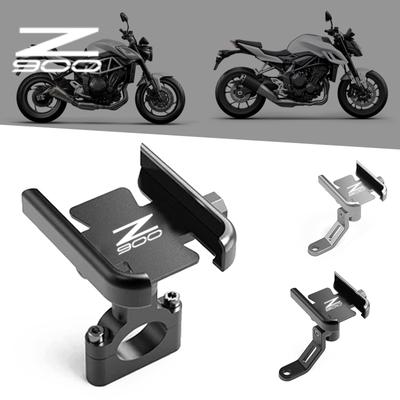Для Kawasaki Z900 Z900 2017 2018 2019 2020 2025 2025 Мотоциклетный держатель мобильного телефона GPS-навигатор Зеркало Кронштейн на руль