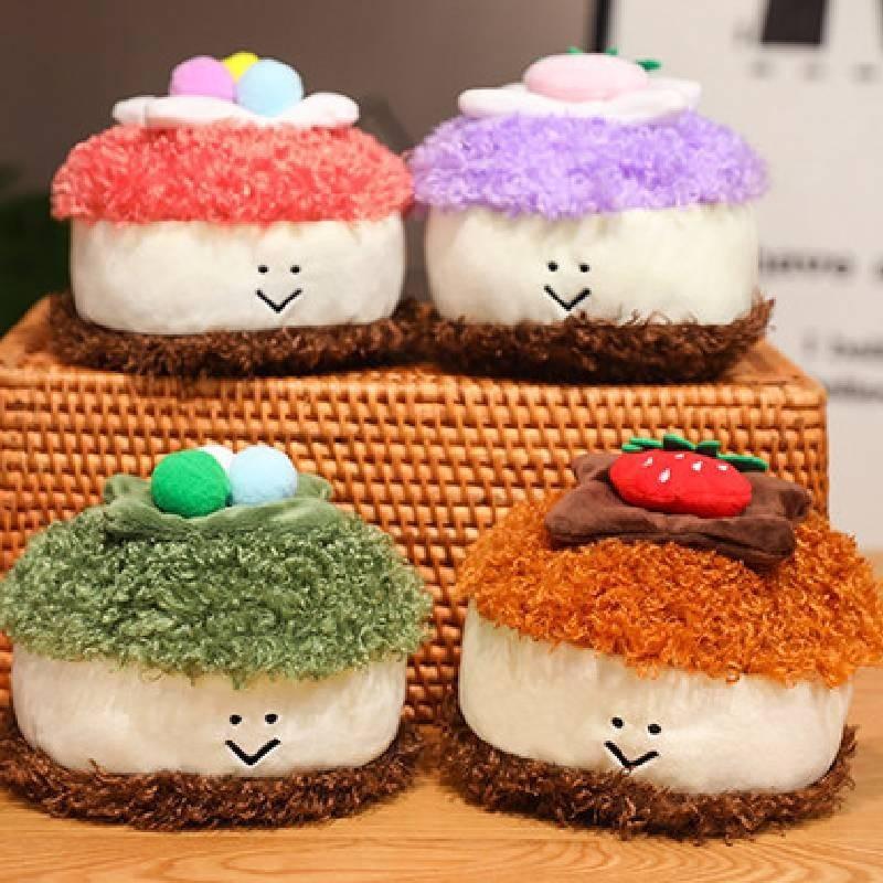 Очаровательная мягкая плюшевая игрушка в виде шоколадного хлеба, макарон, швейцарского рулета, набитое животное, подарок на день рождения