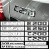 Автомобиль 3D ABS багажник с буквами логотип значок эмблема наклейки наклейка для E Class C43 E53 C63 C200 C260 E300 4Matic W212