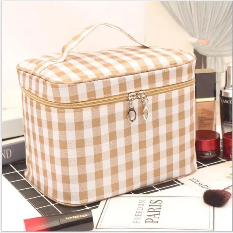 New Large Capacity Cosmetic Bag for Men and Women Travel Portable Oxford Cloth Waterproof Toiletry Vanity Zipper Storage Bags