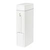 Odor Blocking Bathroom Trash Can Space Saving Waste Can Corner Bathroom Garbage Can  Office
