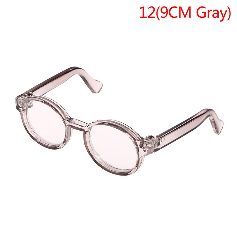 Plush Doll Glasses Accessory Round Frame 6.5/9.5Cm Eyewear Clear Lens