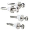 Antirust Toilet Screw Nut PP Size:74mm Stainless Steel