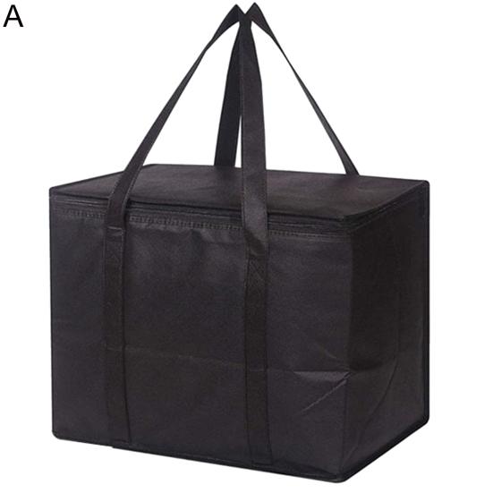 Сумка-холодильник Складная Большой вместимости Водонепроницаемая Осенний пикник Алюминиевая фольга Мешочек для хранения еды и фруктов для ежедневного использования